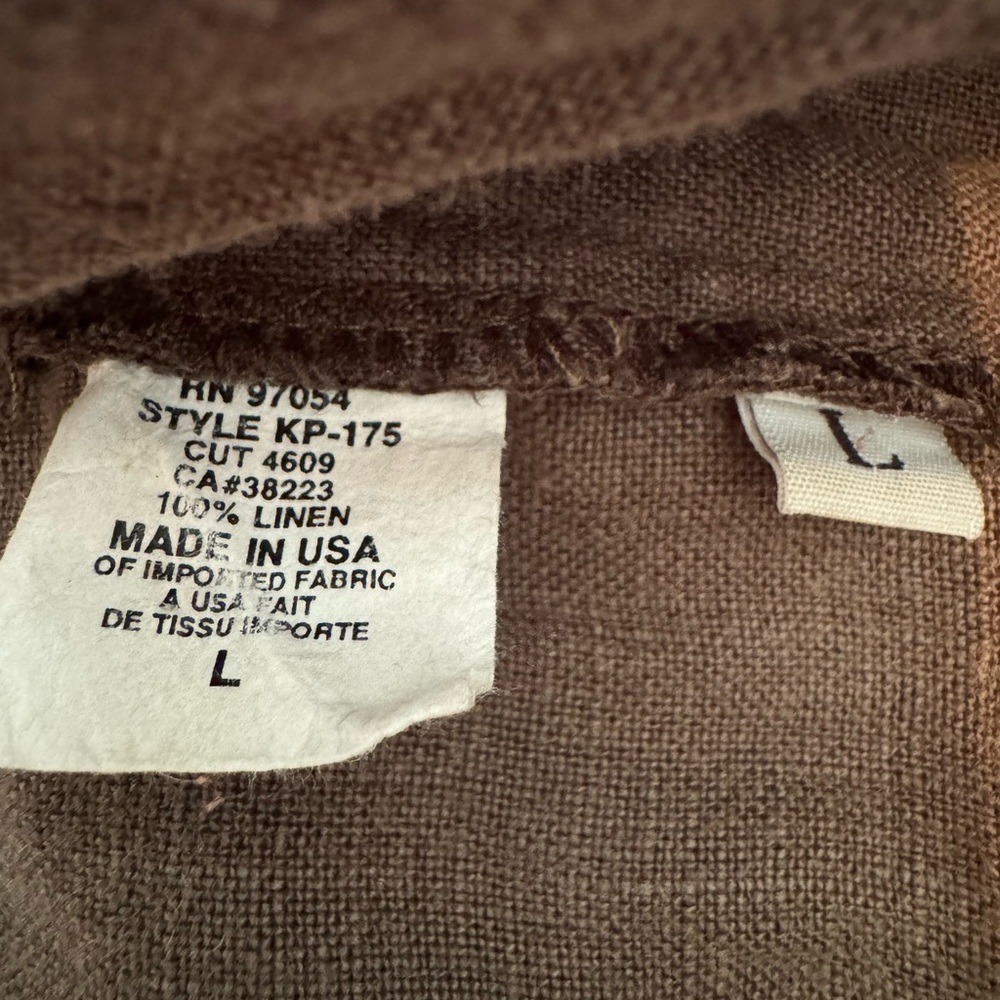 Linen drawstring pants - Picture 7 of 7
